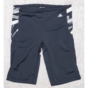 Adidas Black and White Swim Jammers Shorts Swimsuit Mens Size M